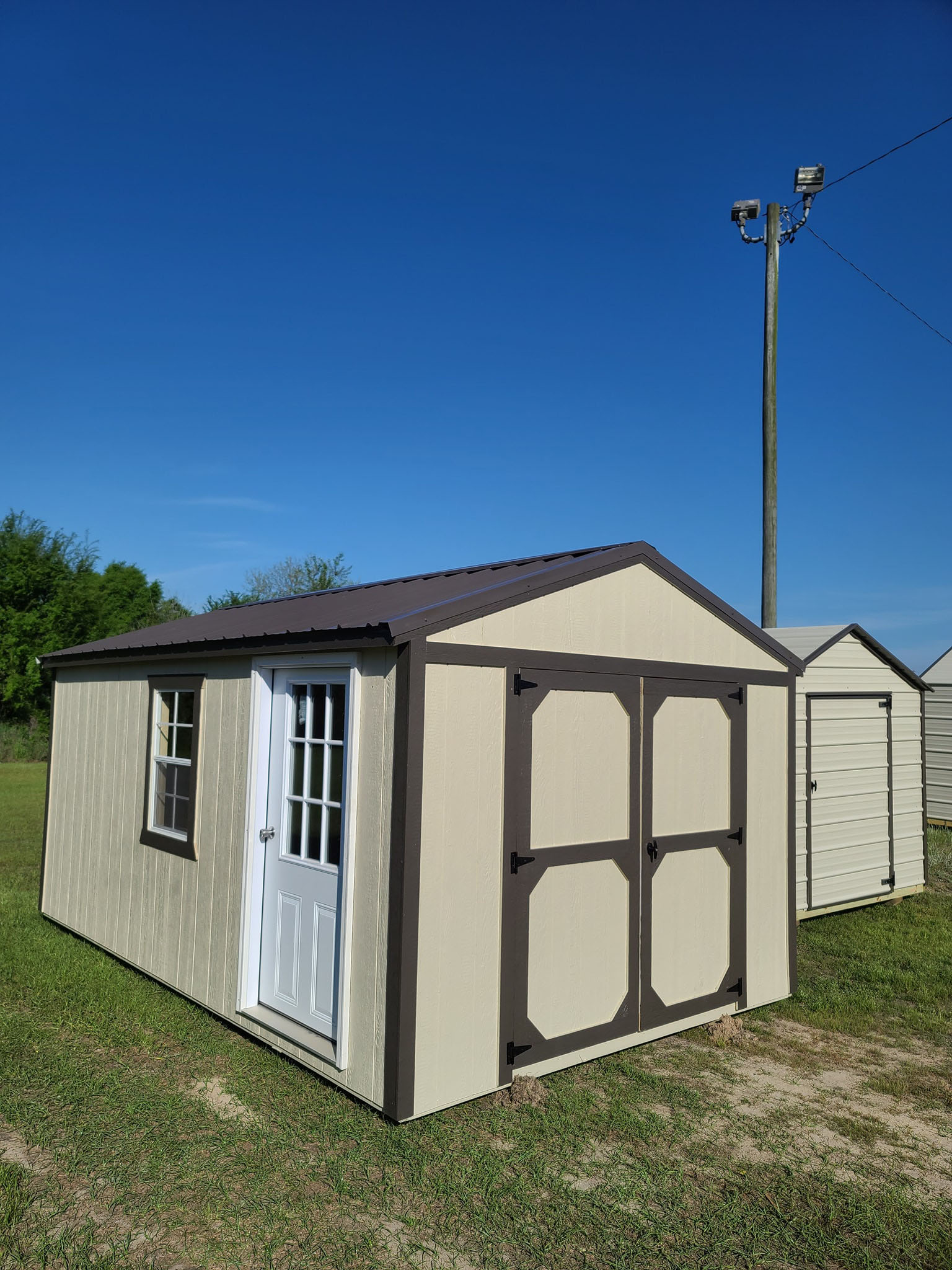 Painted Utility Building