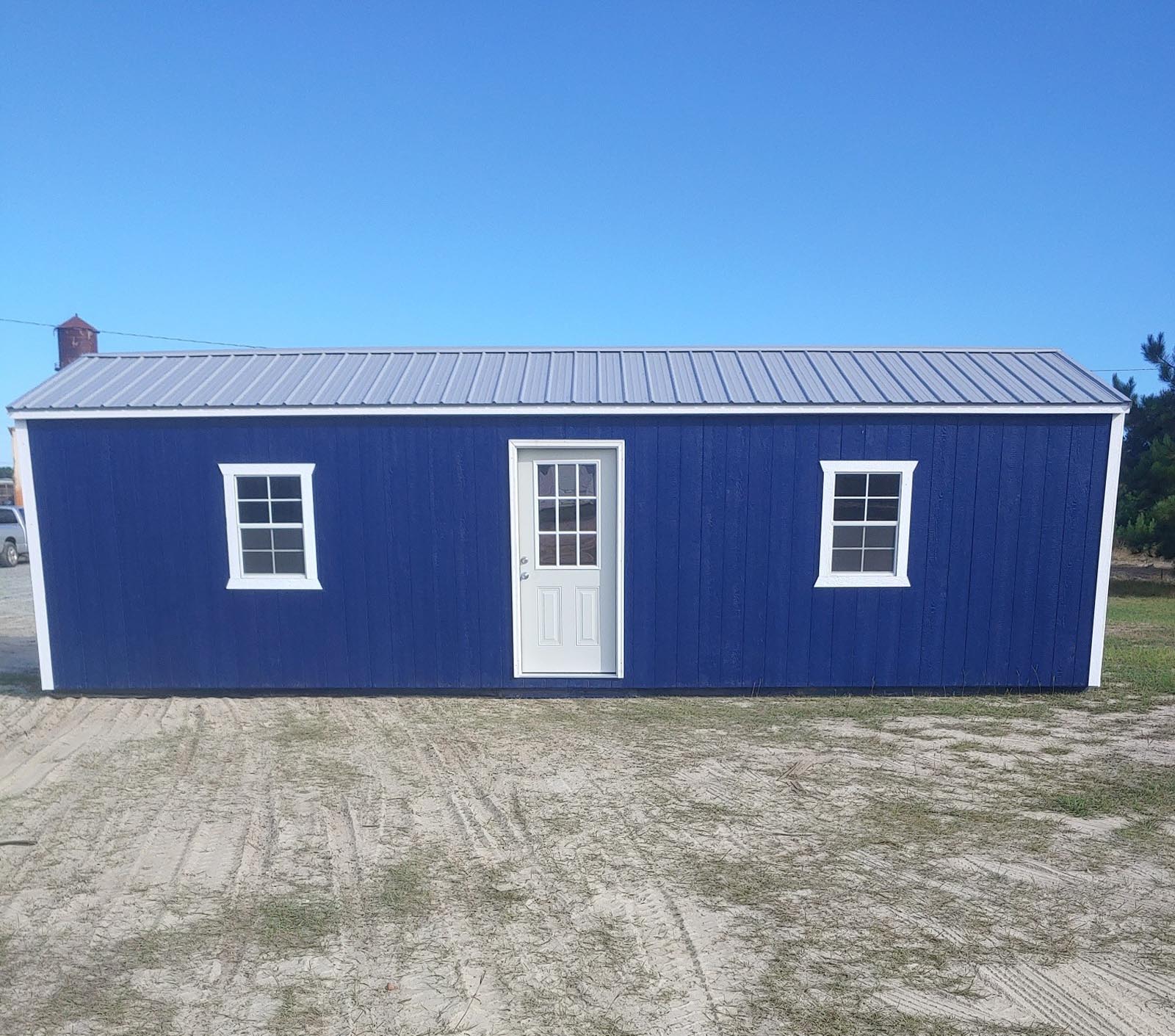 Painted Utility Building