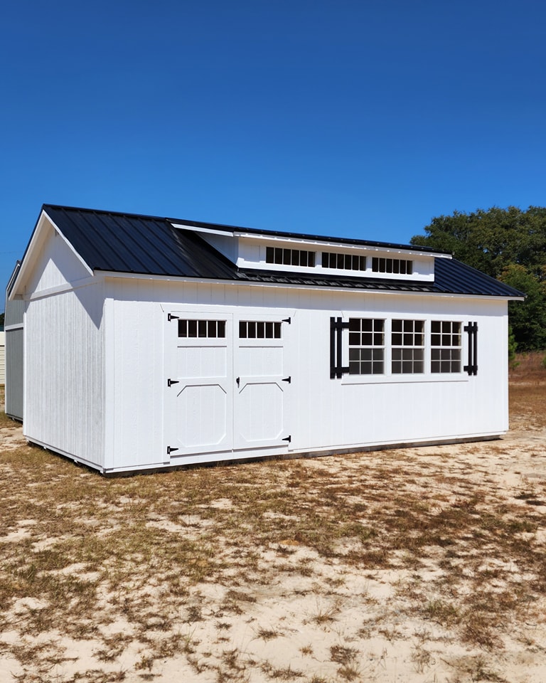 Painted Utility Building