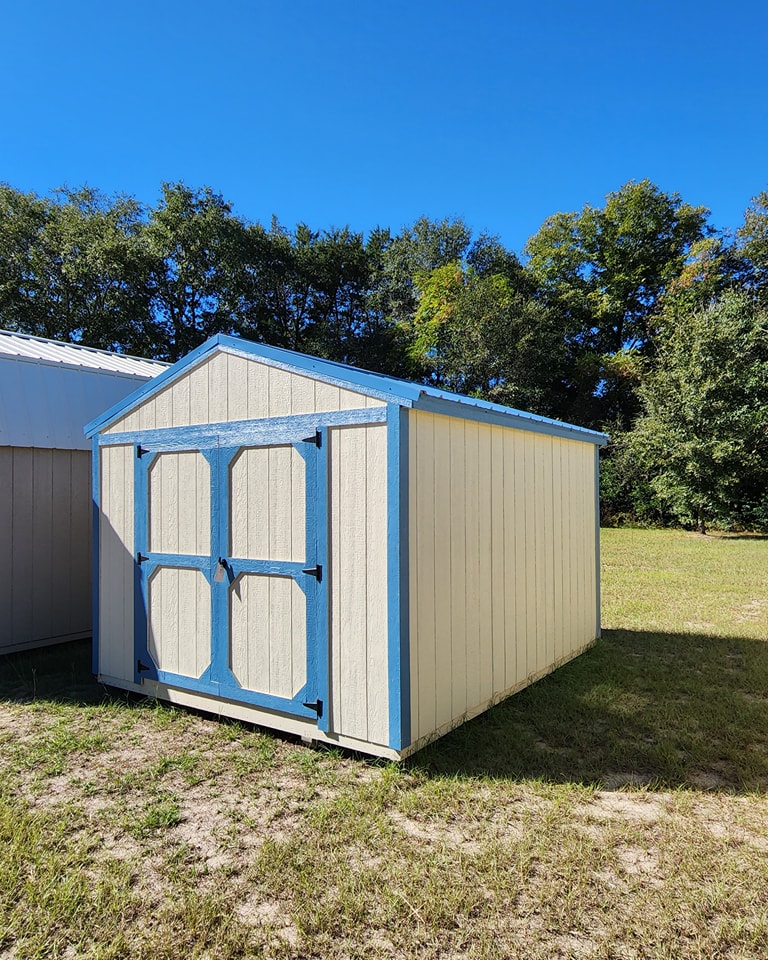 Painted Utility Building