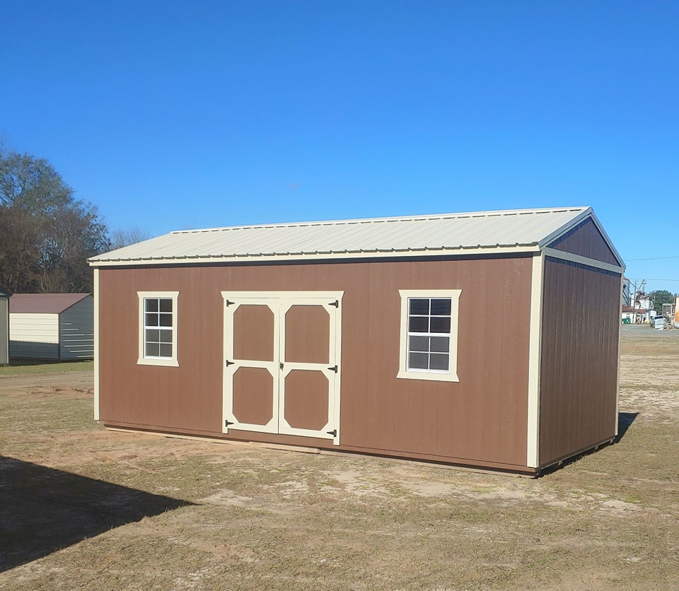 Painted Utility Building