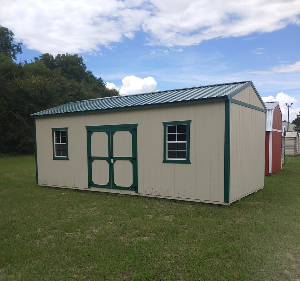 Painted Utility Building