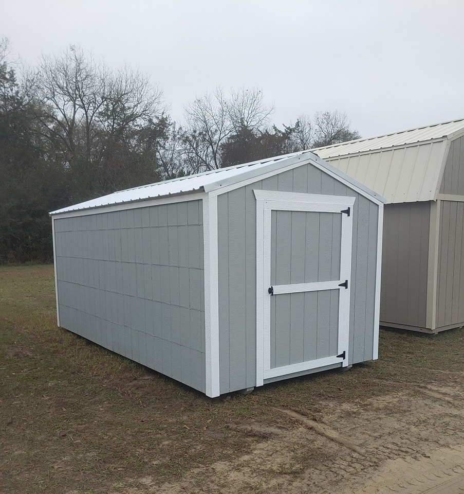 Painted Utility Building