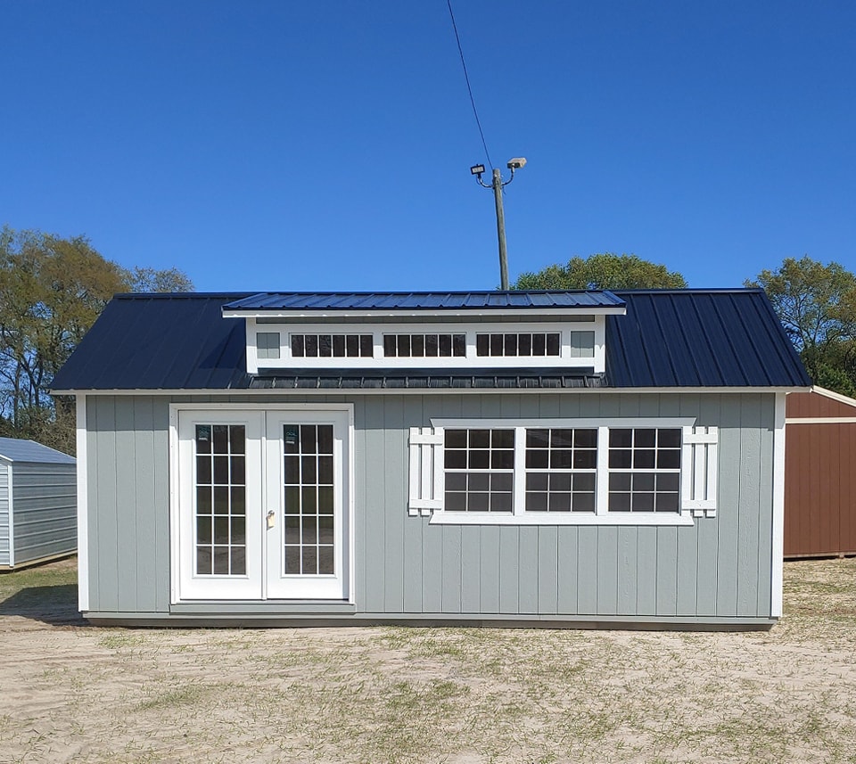 Painted Utility Building