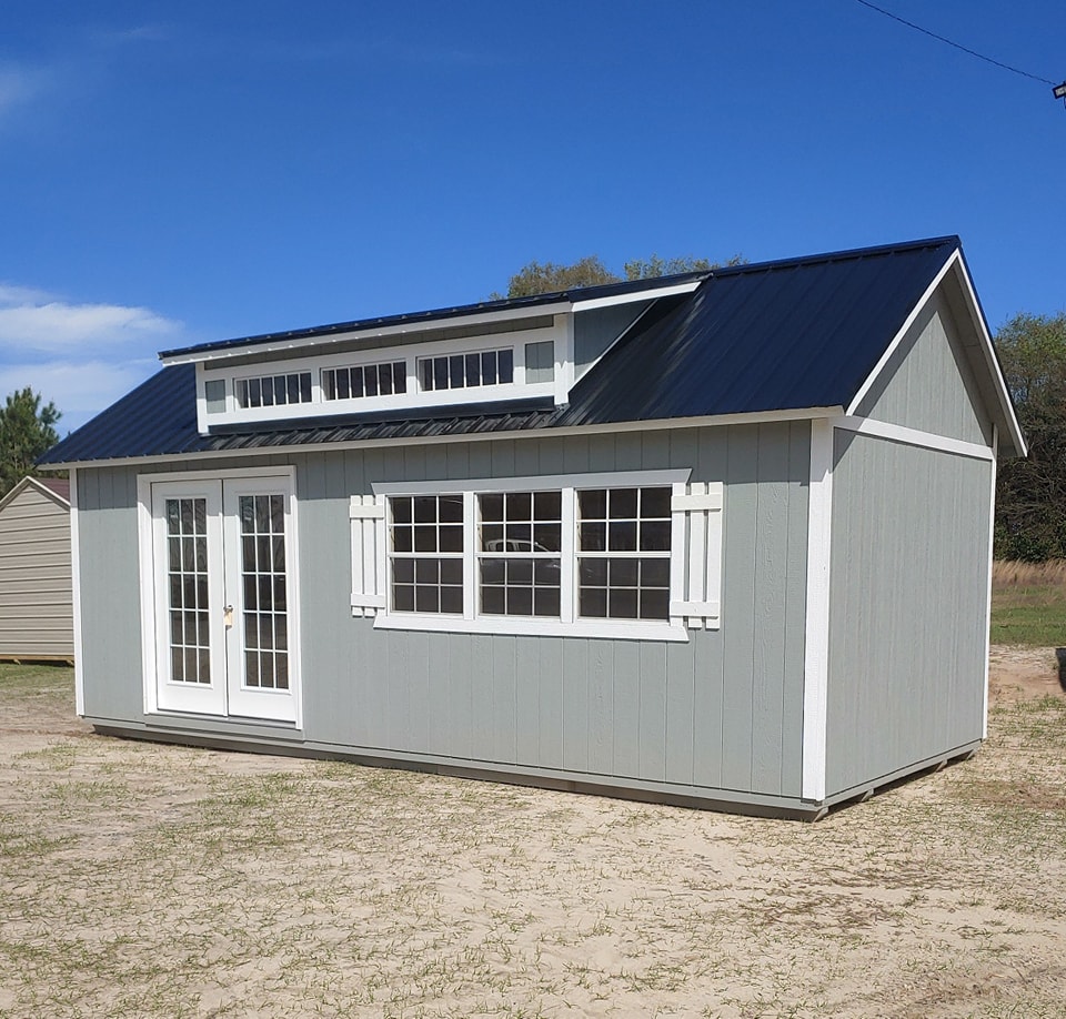 Painted Utility Building