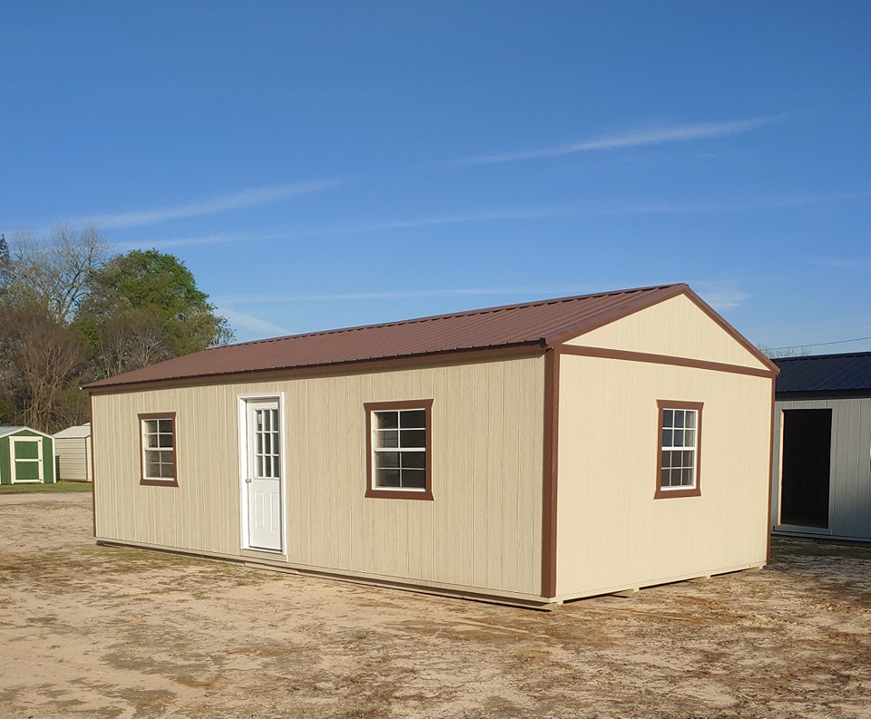 Painted Utility Building