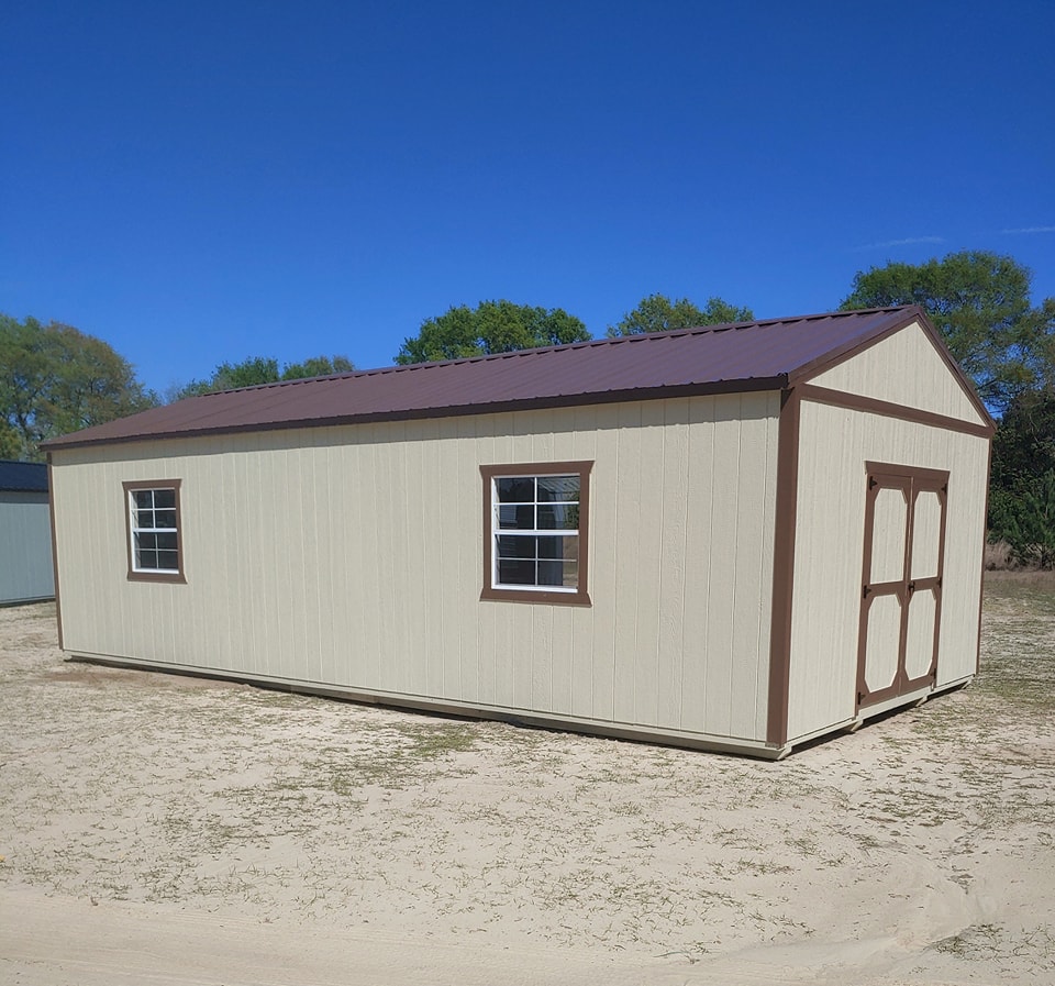 Painted Utility Building