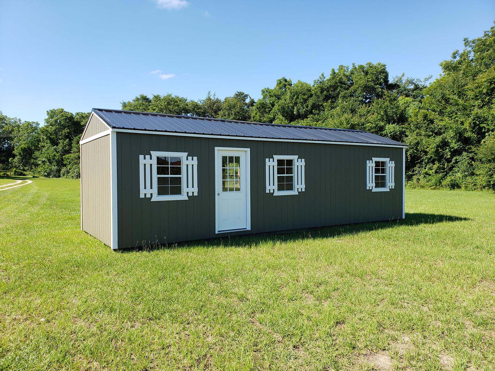 Painted Utility Building