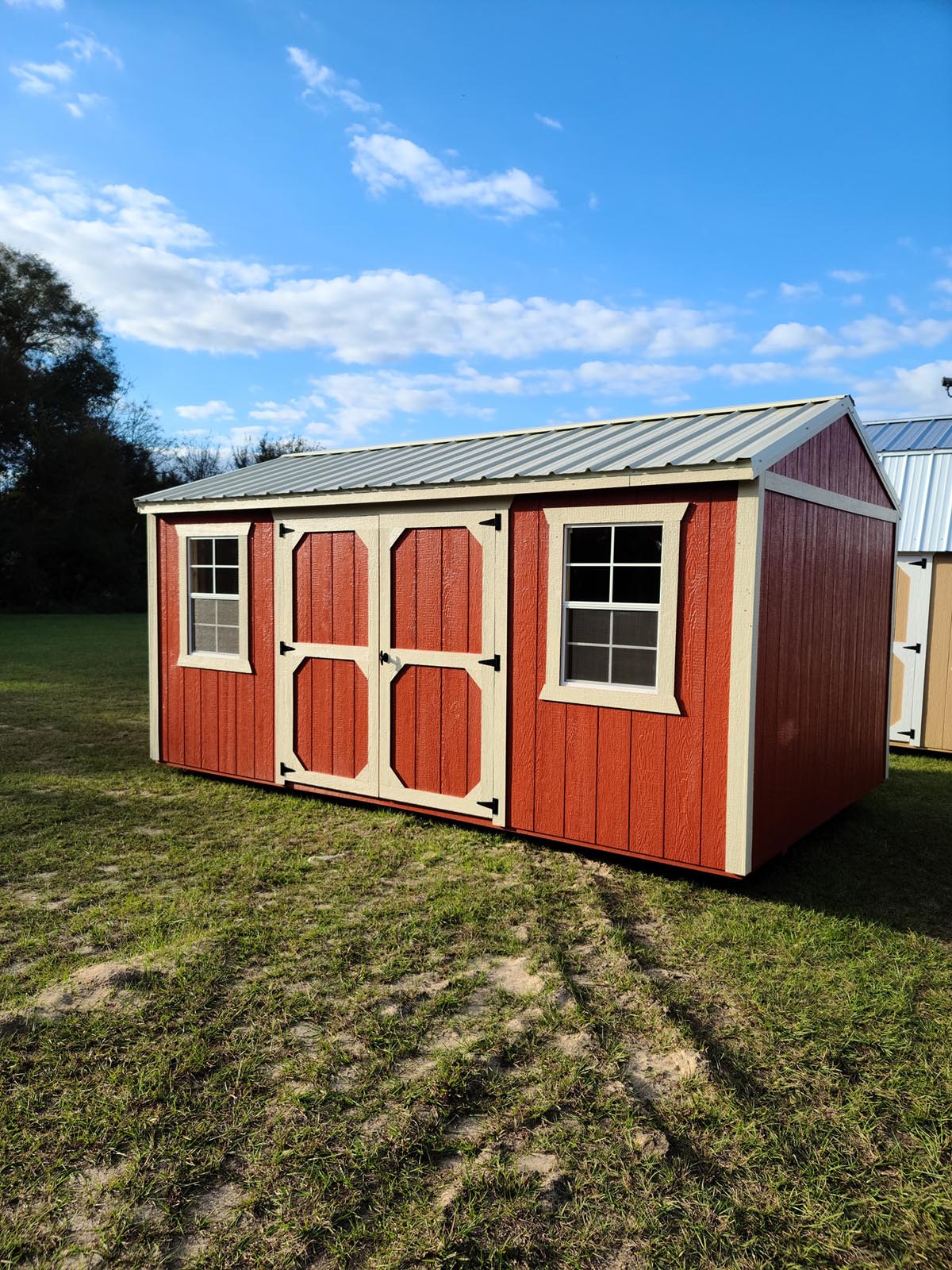 Painted Utility Building