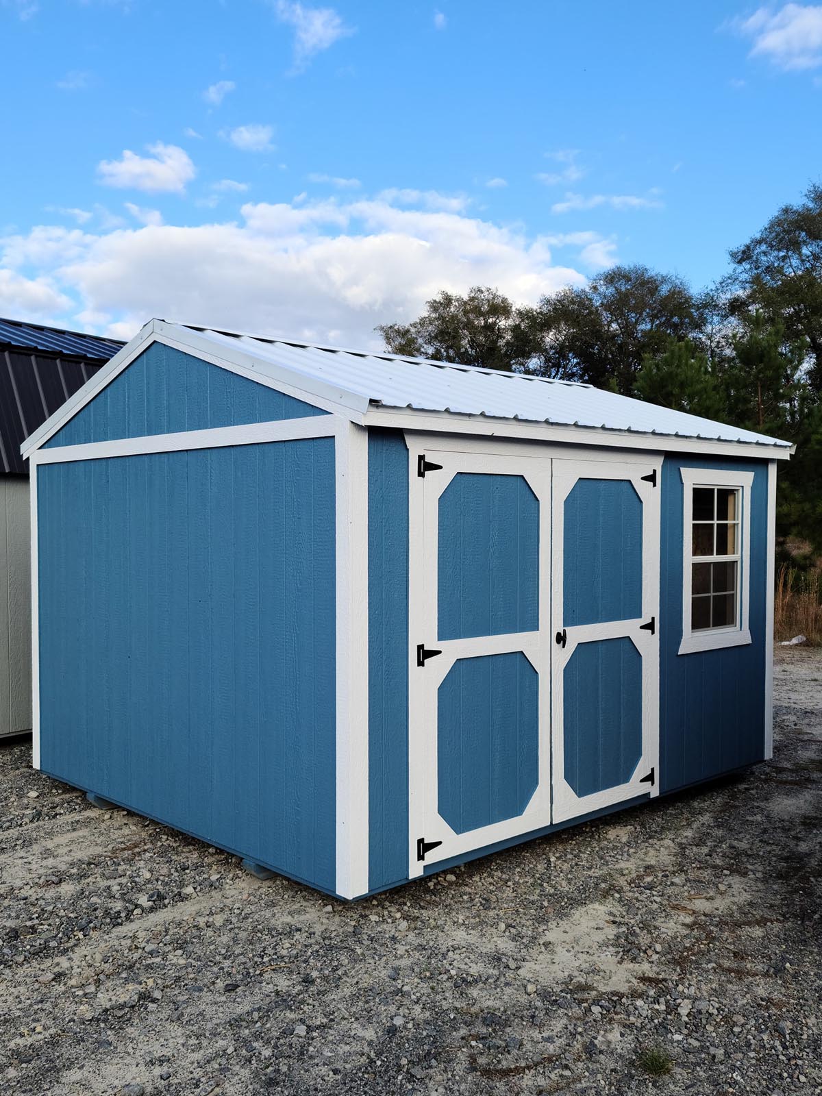 Painted Utility Building