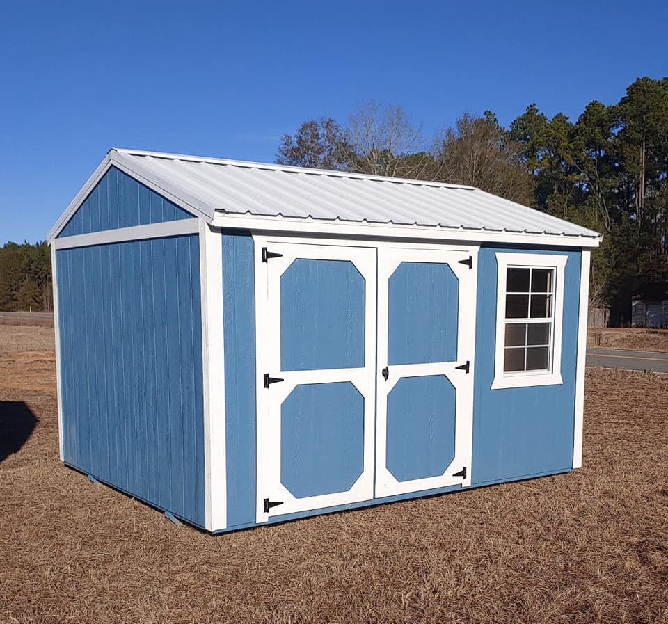 Painted Utility Building